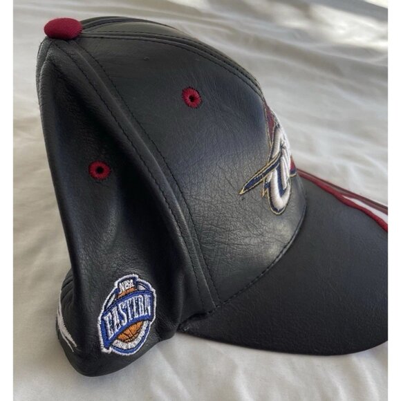 Vintage Cleveland Cavaliers Leather SnapBack Belt Hat Men’s RARE - Picture 6 of 10